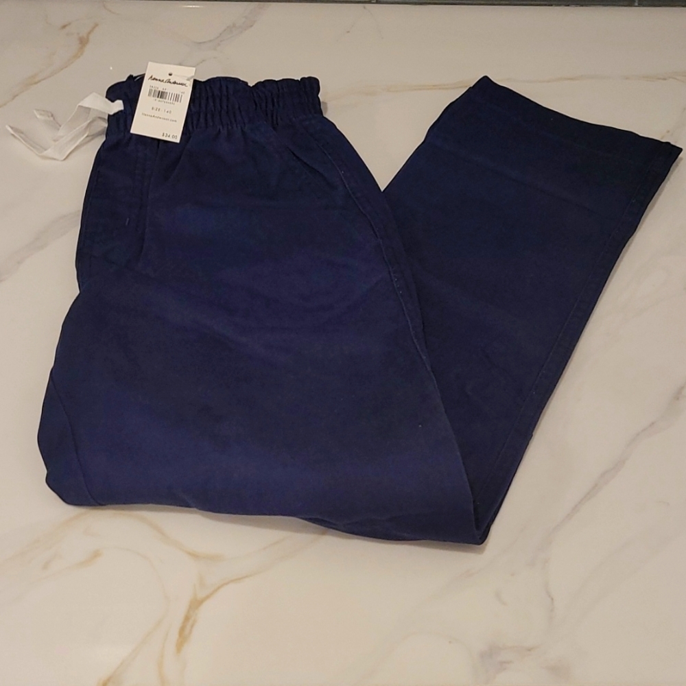 NWT Hanna Andersson Double Knee Canvas Pant